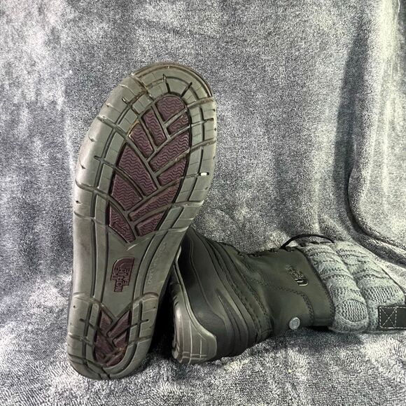 The North Face ThermoBall Insulated Winter Boots – Women’s 9.5 – Black/Grey - Picture 6 of 8